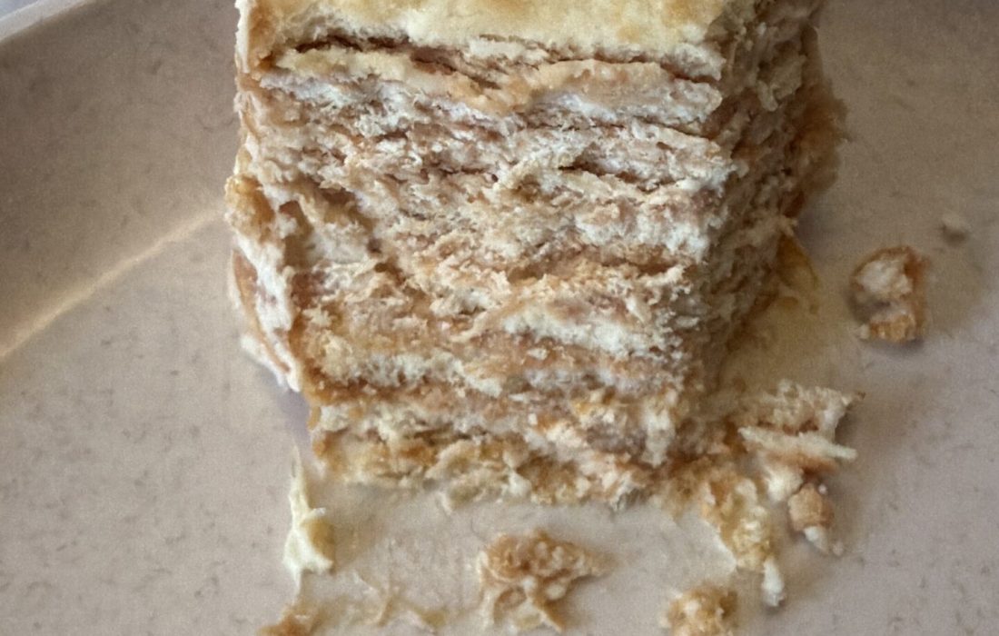 The Latin American sweet features layers of lime cream and vanilla-flavored cookies. (Carol Marin | The Phoenix)