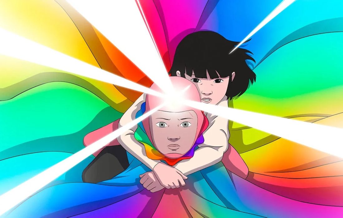 The sci-fi fantasy takes place in two futures. (Courtesy of Elevation Pictures)