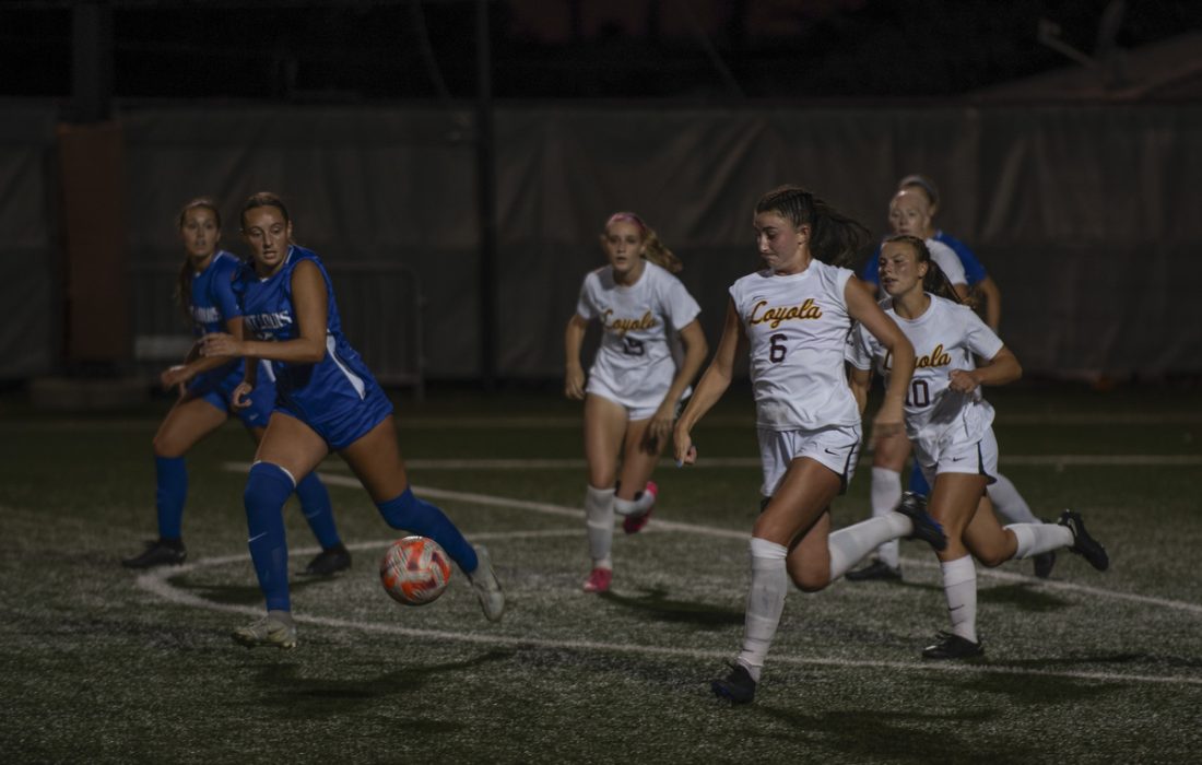 Loyola women's soccer gears up for their third season in the A10 conference. (Aidan Cahill | The Phoenix)