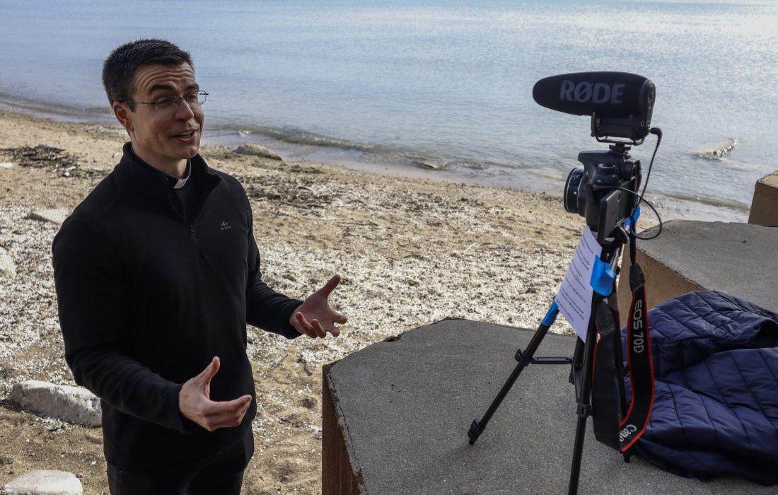 Jesuit Superior Fr. Michael Rossmann has over 13.8k followers on Instagram. (Allison Treanor | The Phoenix)