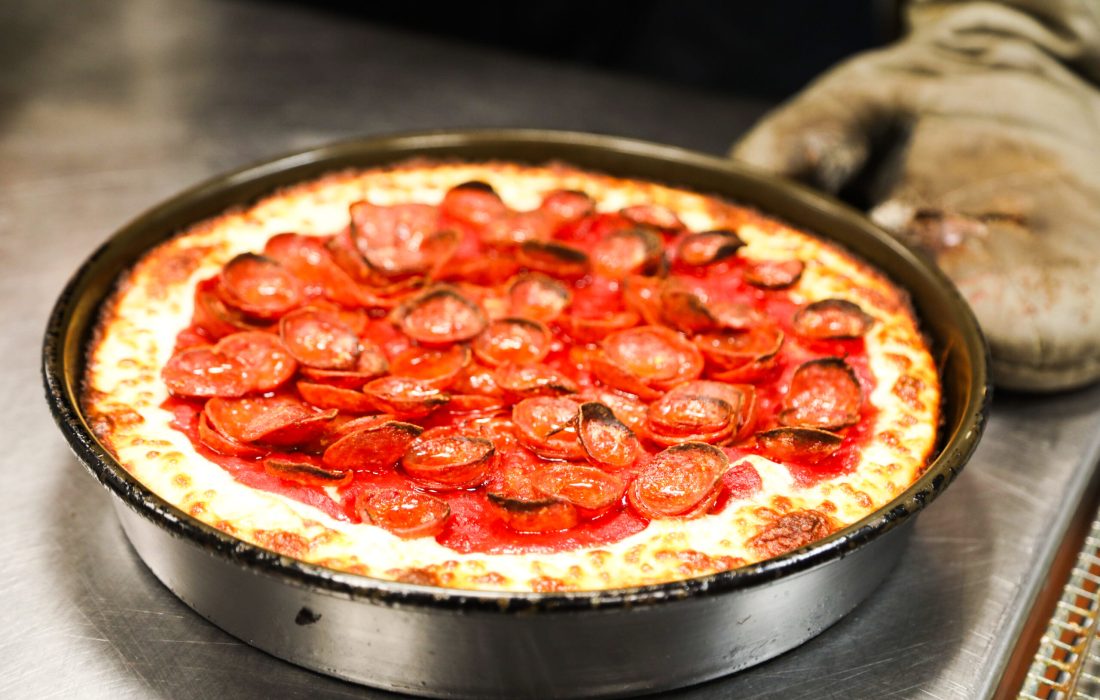 Milly's Pizza In The Pan is located at 1005 W. Argyle St. (Ashley Wilson | The Phoenix)