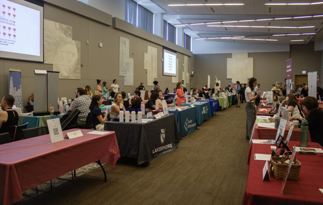 The Job, Internship & Service Fair was hosted on Sept. 2, 2026. (Ayla Lee | The Phoenix)