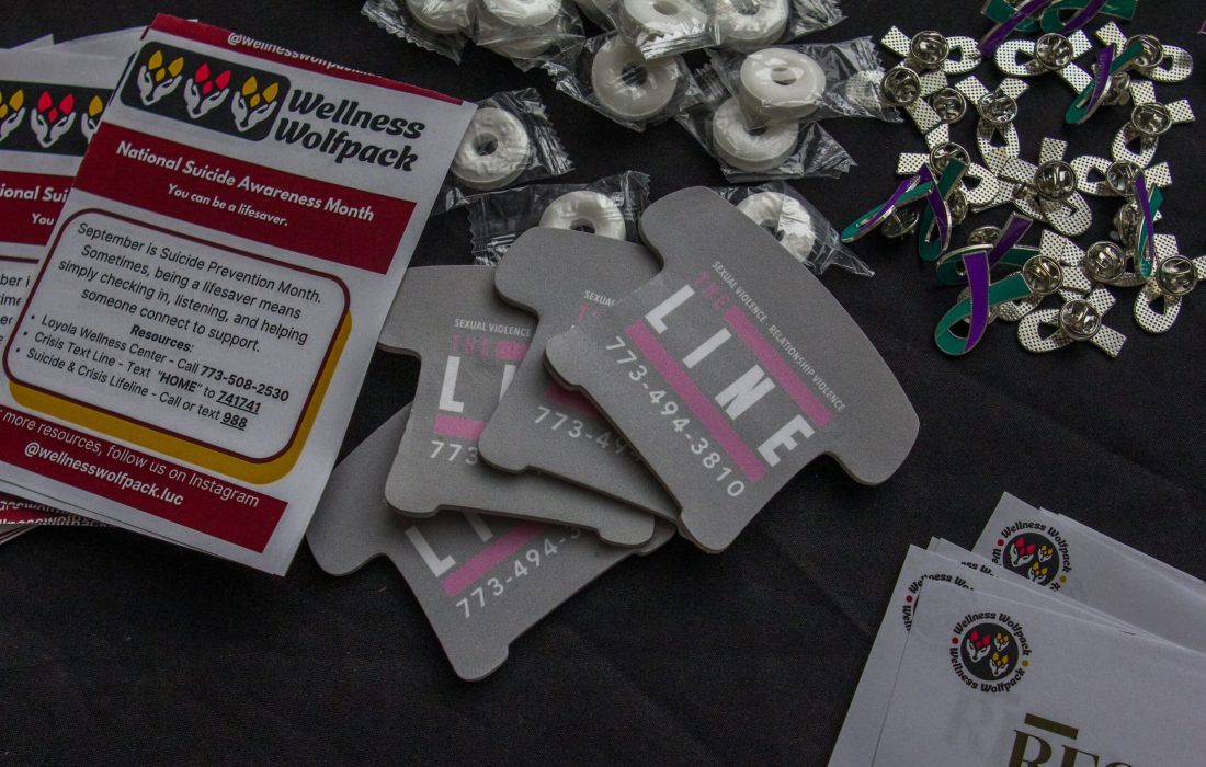 The Line is a student-run sexual assault hotline at Loyola. (Ayla Lee | The Phoenix)
