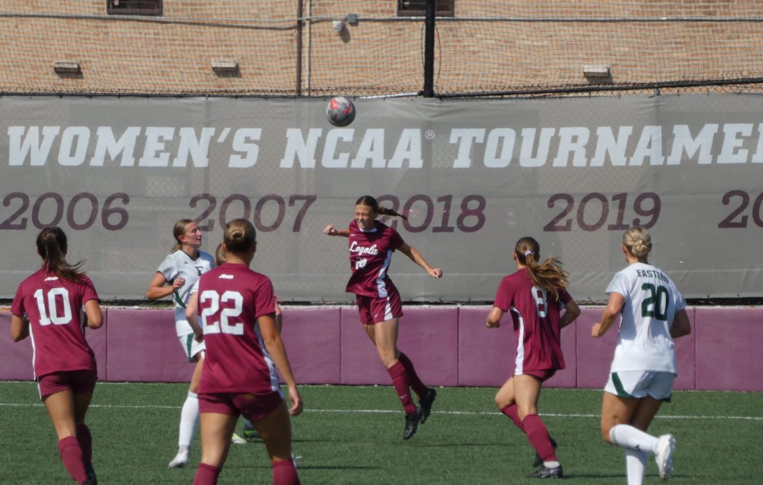 The Ramblers and Eagles had a combined total of 15 fouls during the match. (Brandon Wheeler | The Phoenix)