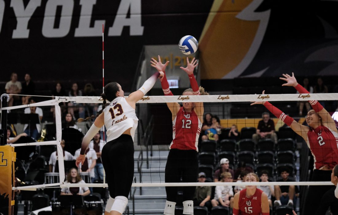 Cvitkovic has recorded 18 kills to start her season with the Ramblers. (Caroline Clifford | The Phoenix)