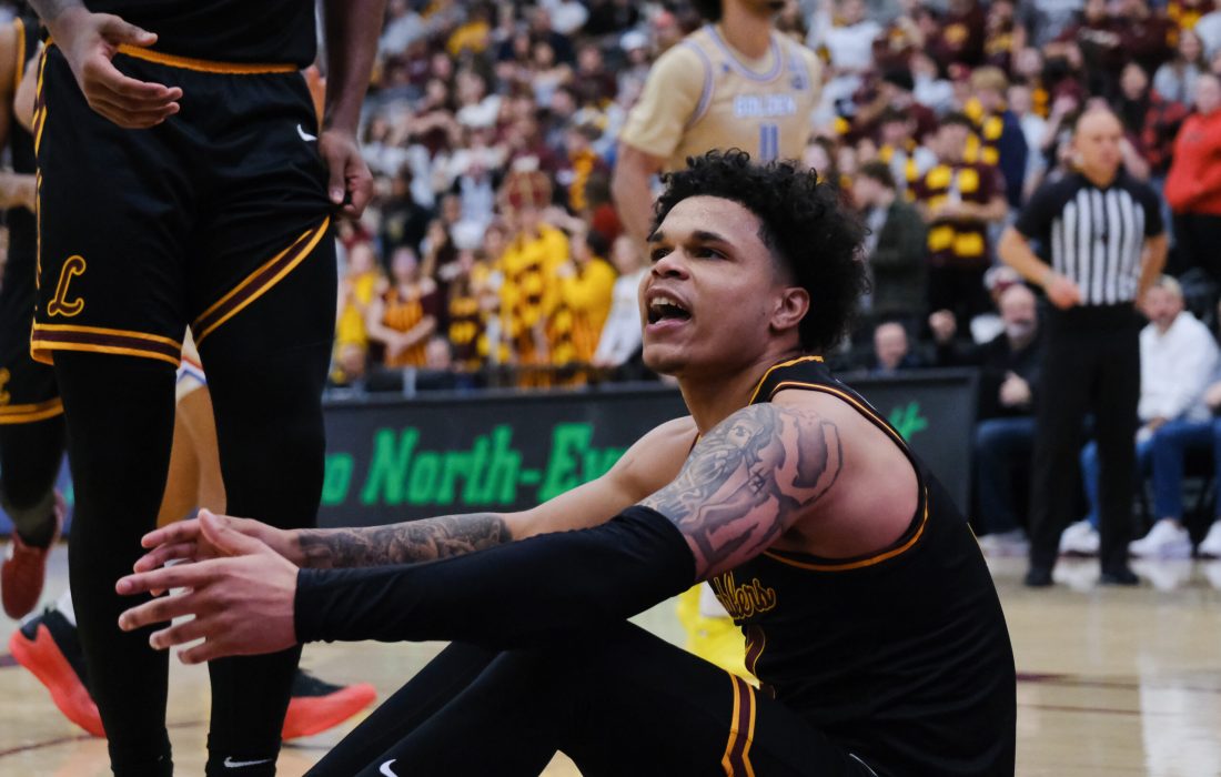 Jayden Dawson was the first to transfer from Loyola, signing with the University of Kansas April 4. (Caroline Clifford | The Phoenix)