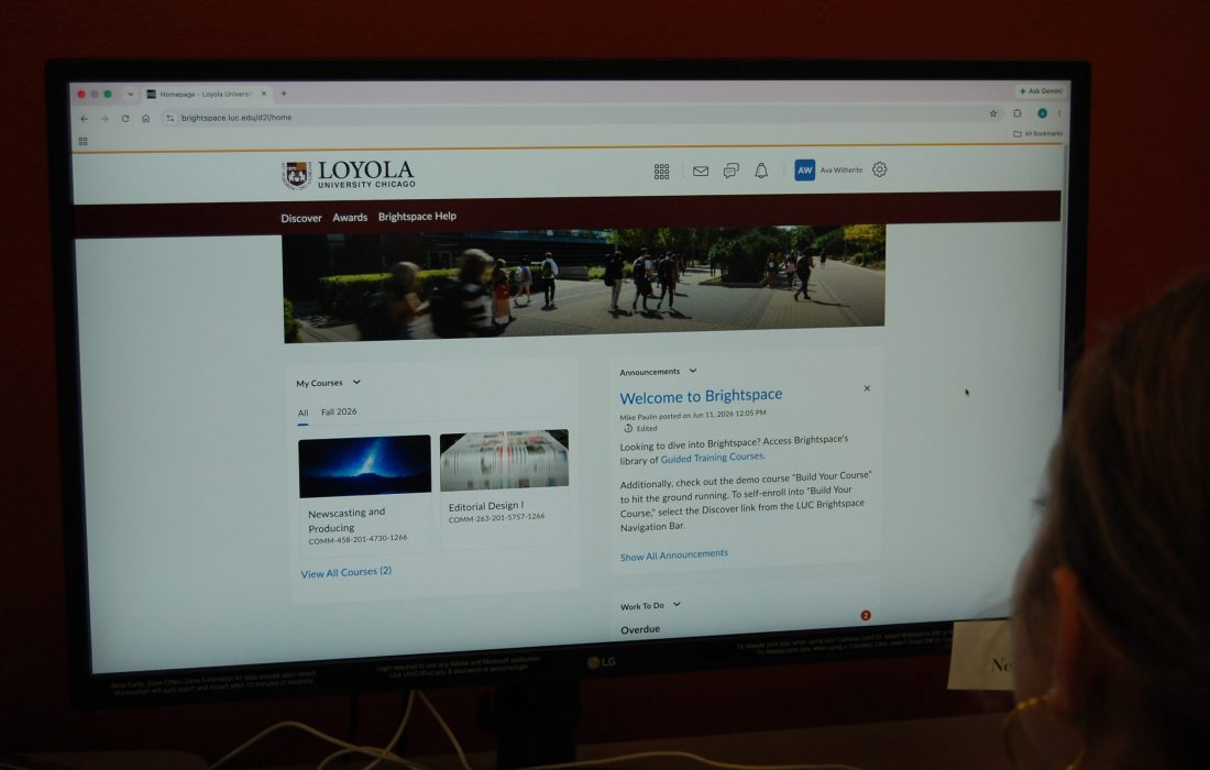 Brightspace is a cloud-based learning management system created by Design2Learn (D2L). (Paige Dillinger / The Phoenix)