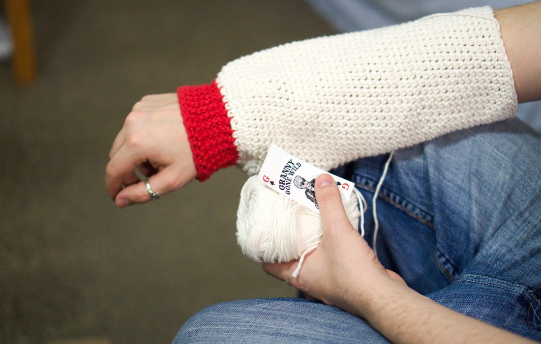 Crocheting is a popular "grandparent hobby." (David Bolotin | The Phoenix)