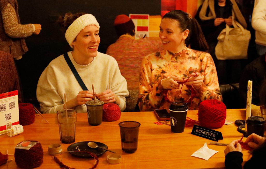 There were no empty seats inside the cozy café. (Faith Hug | The Phoenix)