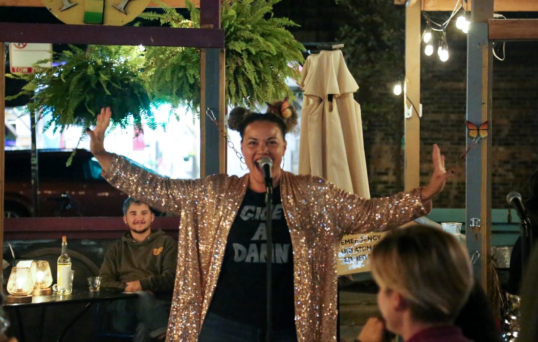 Attendees can sign up for speaking slots. (Grace May | The Phoenix)