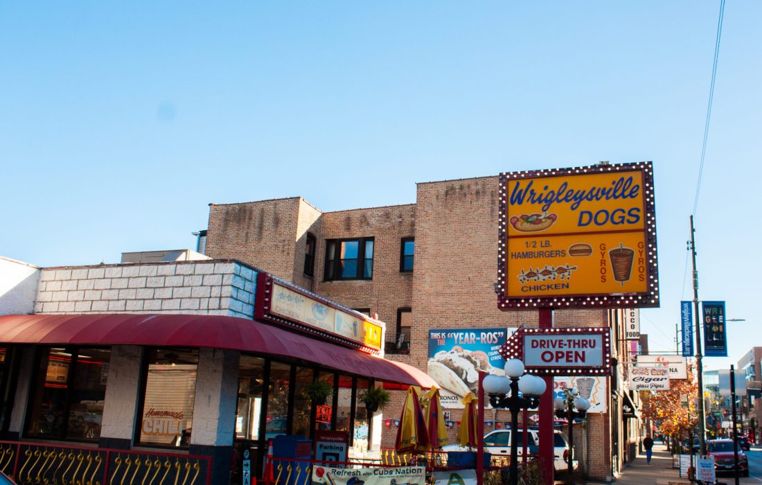 Wrigleyville Dogs is a staple of the Cubs' home neighborhood.(Griffin Krueger | The Phoenix)