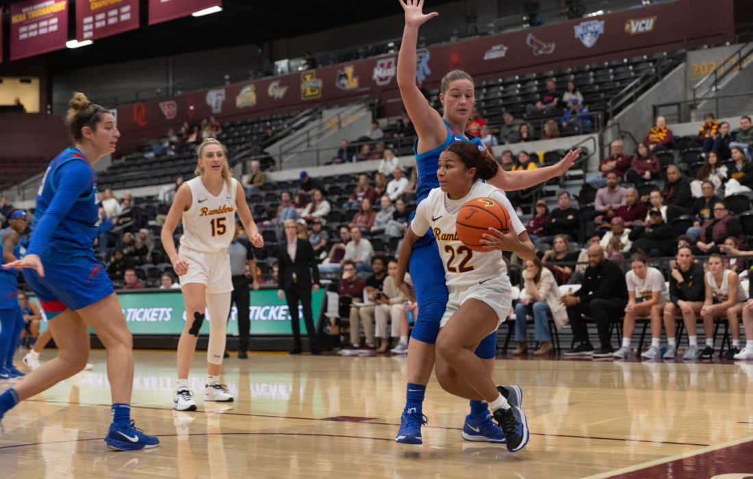 Bernard transferred to Loyola to finish her collegiate career (Holden Green | The Phoenix).
