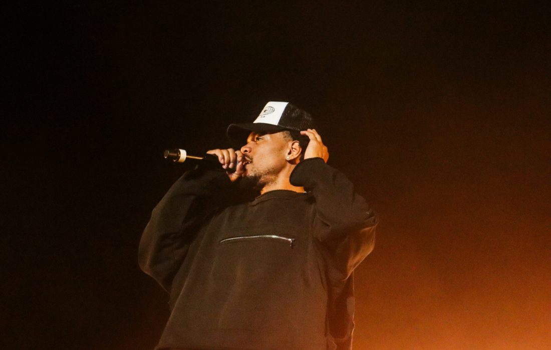 The rapper brought several other artists on stage, including BabyChiefDoit and Jamila Woods. (Maura Green | The Phoenix)