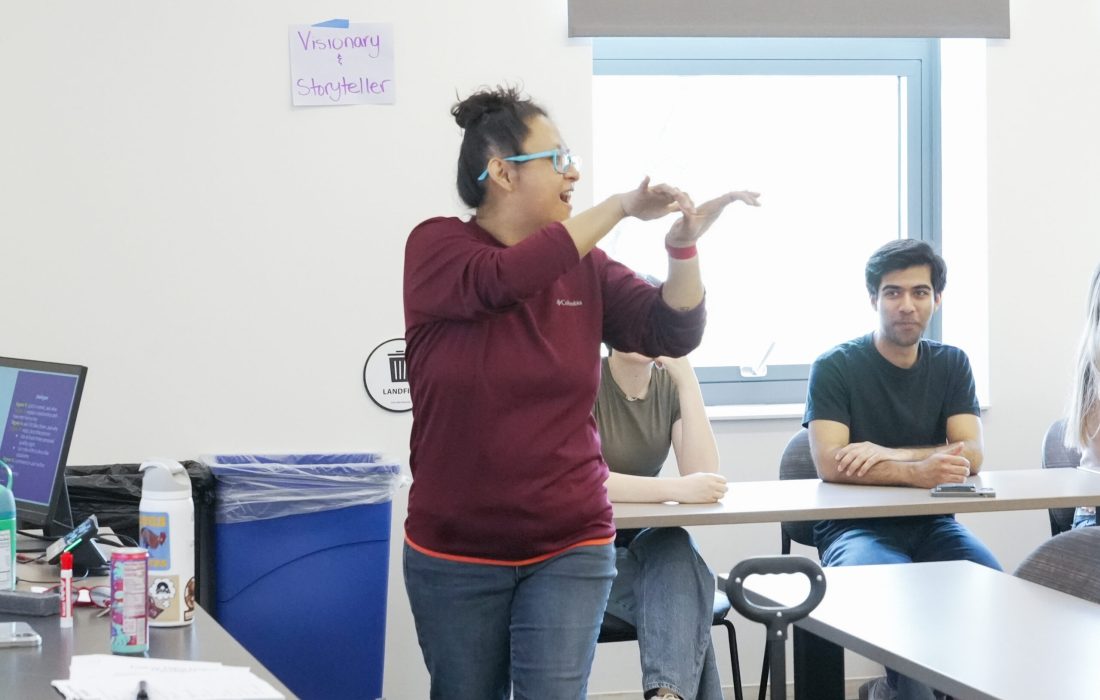Malinda Tran is the only ASL instructor. (Jack Kilpatrick | The Phoenix)
