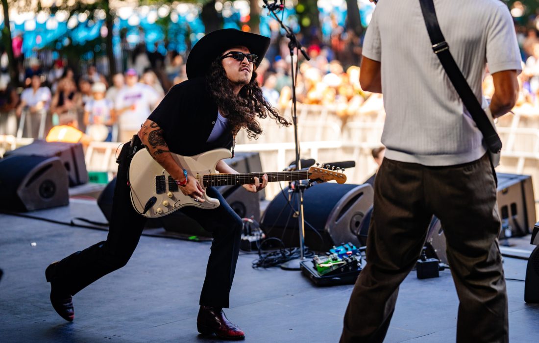 LA-based multi-instrumentalist Marlon Funaki made his Lollapalooza debut this year. (Courtesy of Roger Ho)
