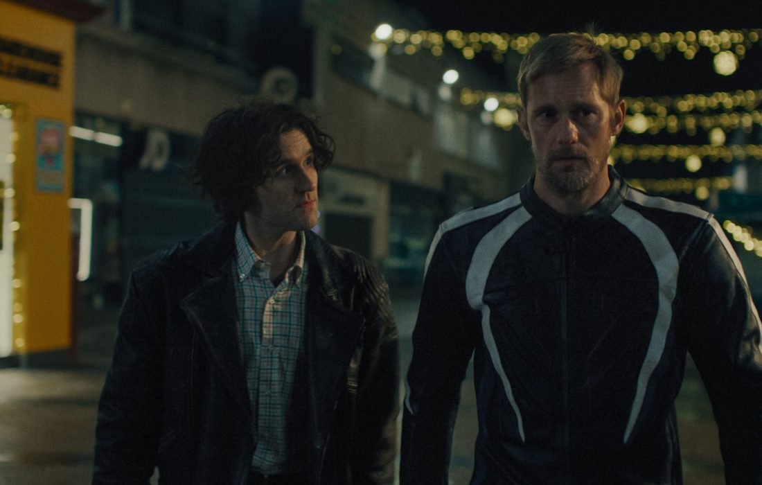 Leads Hary Melling and Alexander Skarsgård's chemistry carries the film. (Courtesy of A24)