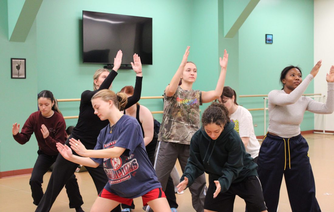 The cast is 13 dancers strong. (Sophia Reass | The Phoenix)