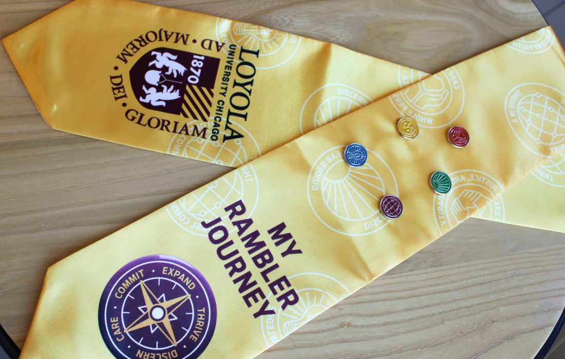 If a student reflects on all five ideals, they will earn a stole to wear at graduation. (Sophia Reass / The Phoenix)