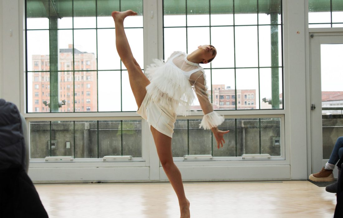 Laine Dunn is one of four fourth-years who performed in the Dance Senior Solo Showcase. (Sophia Reass | The Phoenix)