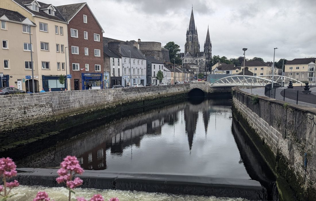Cork, Ireland is centered around the River Lee with a view of St. Finbarr's Cathedral visible throughout the City Centre. (Sophia Reass | The Phoenix)