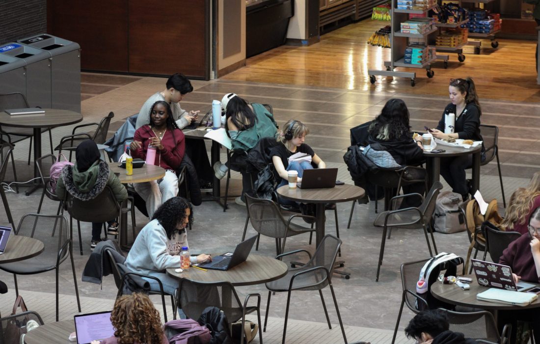 The Damen Student Center is located on Lake Shore Campus. (Sophia Reass | The Phoenix)