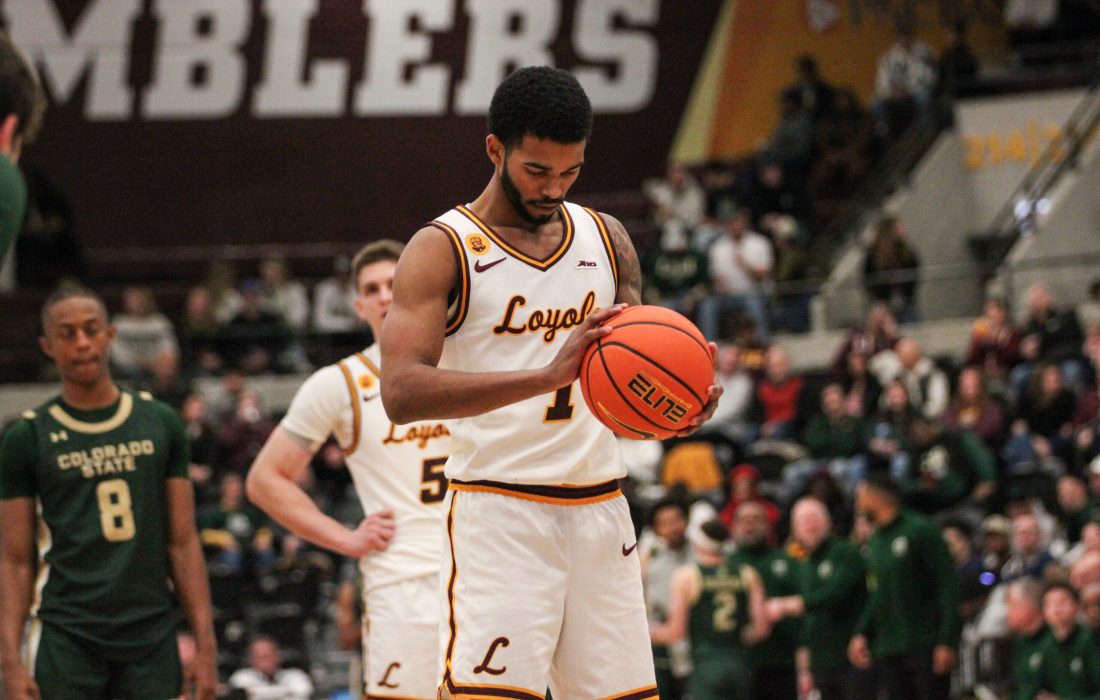 Moore prepares to shoot a free throw. (Tiziana Mongu | The Phoenix)