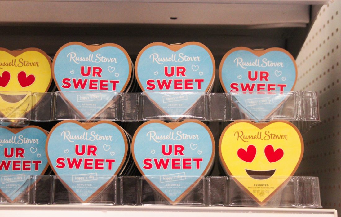 Heart-shaped candy is a staple of Valentine's Day. (Tiziana Mongu | The Phoenix)