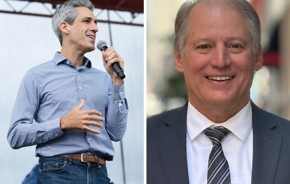 Both candidates are competing for the open seat left by longtime Rep. Jan Schakowsky. (Photo Courtesy of Daniel Biss and John Elleson)