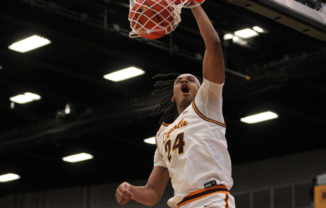 Third-year center Miles Rubin is one of many Ramblers who have entered the transfer portal. (Tiziana Mongu | The Phoenix)