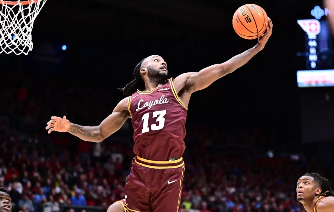 Sheldon Edwards Jr. scored a team high of 19 points (Courtesy of Loyola Athletics).