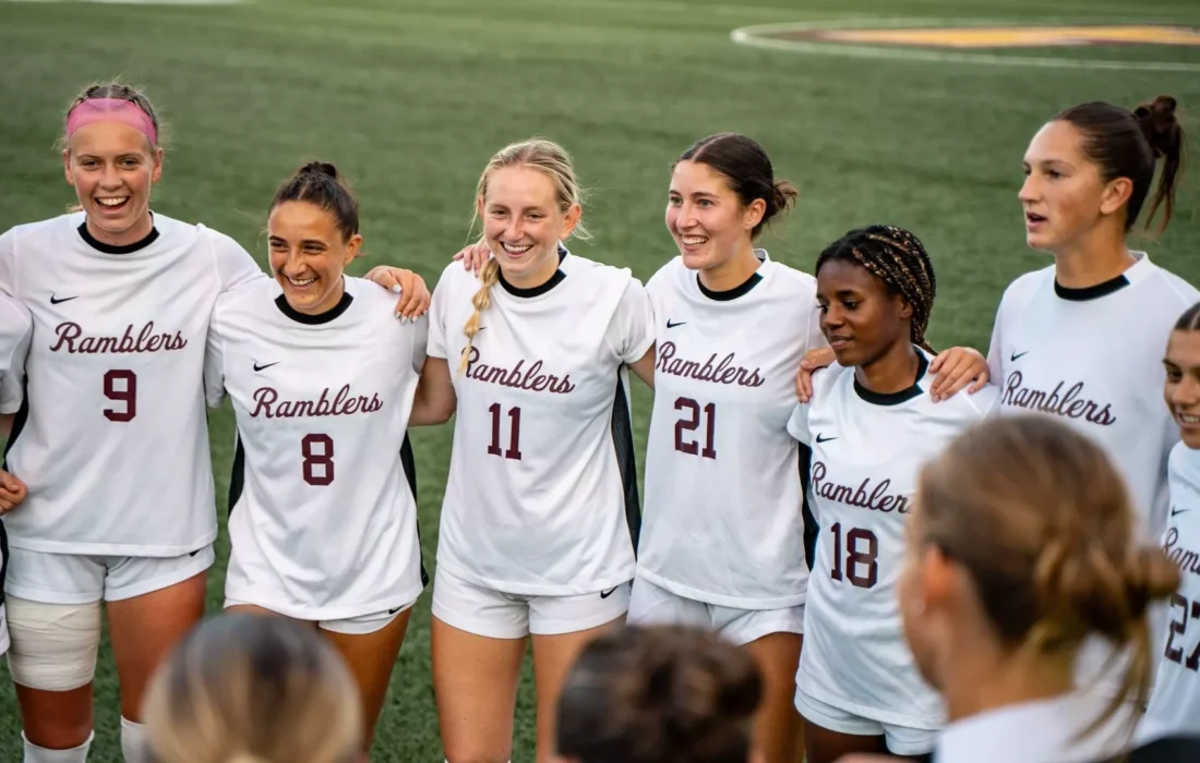 Pistorius, a transfer from Northern Michigan,  scored her first goal as a Rambler Sept. 9.